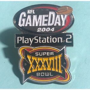 NFL Game Day 2004 - Play Station 2 - Super Bowl XXXVIII Pin